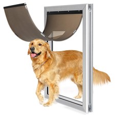 Extra Large Dog Doors with with Strong Aluminum Frame, Automatic Closing  Du...