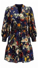 Alice + Olivia Antonette Magic Garden Gradient Mini Dress