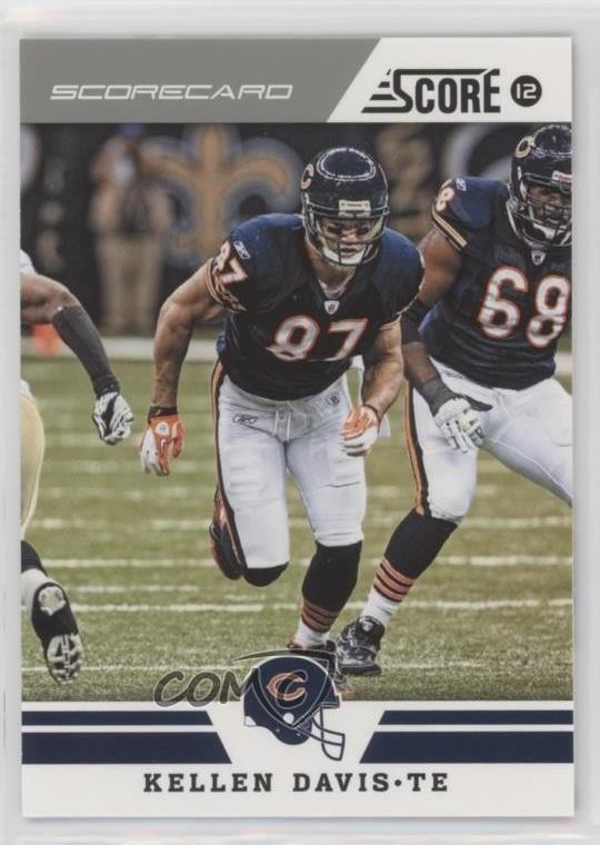 2012 Score Scorecard Kellen Davis #67 2u3