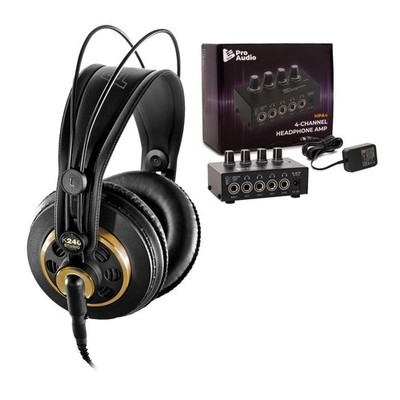 AKG K240 Professional Studio Headphones Gear Headphone Amplifier PRO