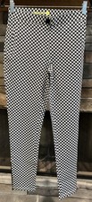 Betabrand Skinny Leg Pencil Catstooth Yoga Pants  Women's Size Small NWT A6
