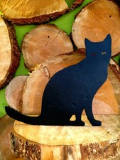 Katze - Schattenfiguren, Gartendekoration Kater, Mauerdekoration mit Tierfigur