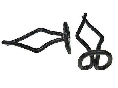 Steel round head door panel clips for bottom - 25 pcs fits Ford 1940-51