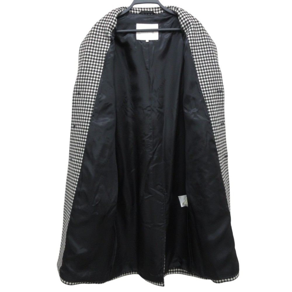 MACKINTOSH Gingham Check Pattern Chesterfield Coa… - image 5