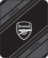 Arsenal FC Fleece Blanket Dark Rayz Gift Fan Official Licensed