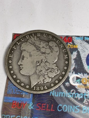 1894-O $1 Morgan Silver Dollar Coin F - VF Key Date Very Low Mintage Nice Detail