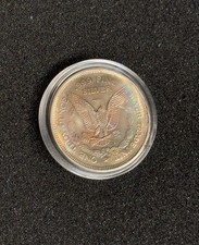 1987 SILVER TRADE UNIT 1 TROY OZ. FINE SILVER Morgan Toned