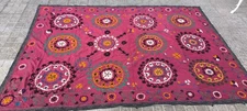 Uzbek suzani handmade embroidery home decor 78"X110" 200x280cm HD