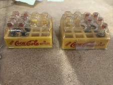 Vintage Miniature  2 Yellow Coca Cola Crates ...