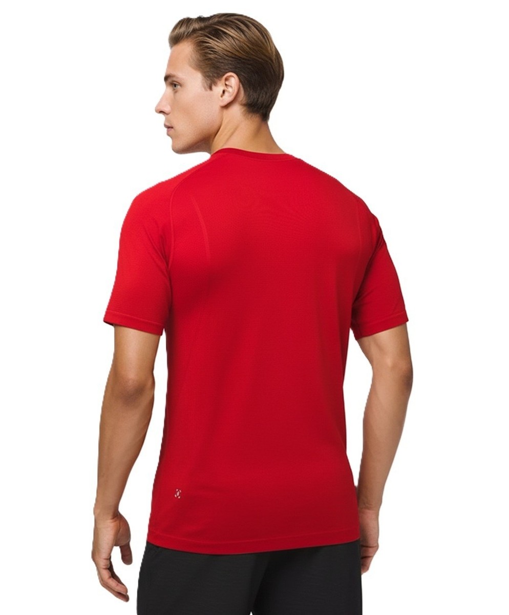 NWT LULULEMON Mens Metal Vent Tech Short Sleeve Dark Red M L XL