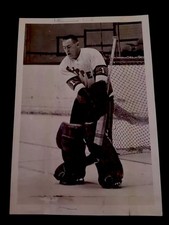 1967 GILLES VILLEMURE AHL BALTIMORE CLIPPERS NHL HOCKEY GOALIE NEW YORK RANGERS 