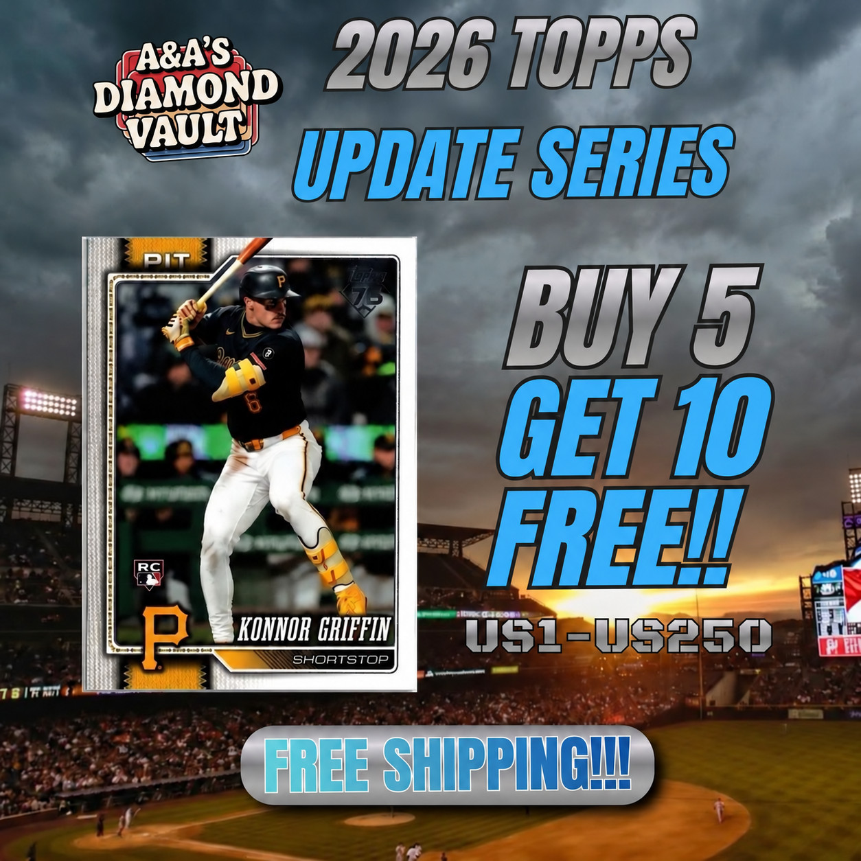 2026 Topps Update Series Baseball Singles Cards #1-250 Pick Your Card Complete Y