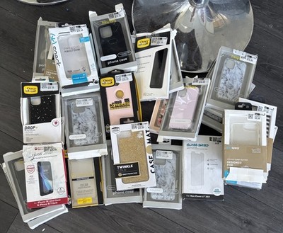 Lot Of New 60 Cell Phone Cases/Screen Protectors For iPhone 6-/Samsung + Resell