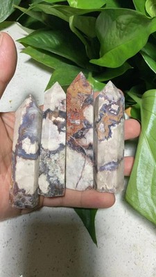 Wholesale 33PCS 2kg 2.75''~3.5'' Natural map agate Obelisk Tower Crystal Healing