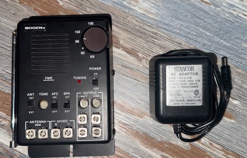 Bogen FMR FM Receiver for Background or Telephone On Hold Music with Antenna