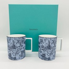 Tazza TIFFANY & CO Tiffany & Co set 2 pezzi osso Cina blu acqua articolo regalo