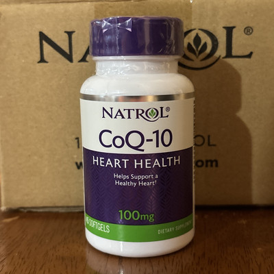 Natrol CoQ-10 100mg Heart Health Dietary Supplement 45 Softgels Longevety