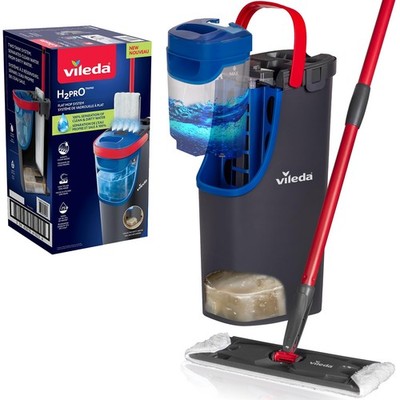 Vileda H2PrO Flat mop system - Revolutionary clean and dirty water separati