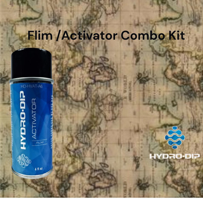 Hydro Dip  Film Activator Combo Kit HD-I425 World Map