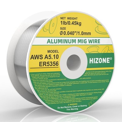 HIZONE Aluminum Welding Wire, ER5356 .040-Diameter, 1-Pound Spool, 1PC