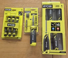 3 X New RYOBI magnetic Screwdriver Sets Brand New Sealed Ideal Fathers Day Gift