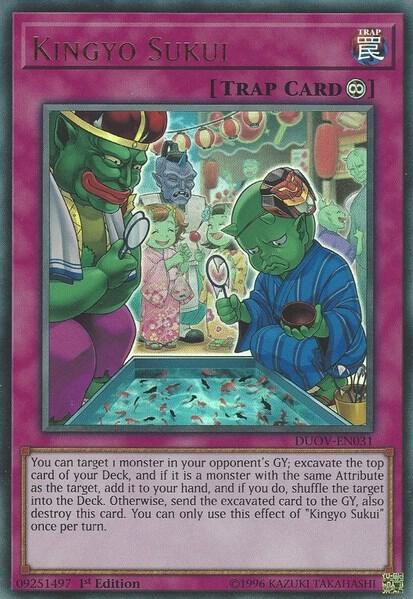 Kingyo Sukui 1st Edition Ultra Rare Duel Overload DUOV-EN031 LP