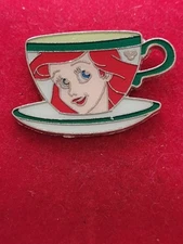 Disney Trading Pin, Ariel, Teacup, Hidden Mickey, 5 of 6, 2009 68I