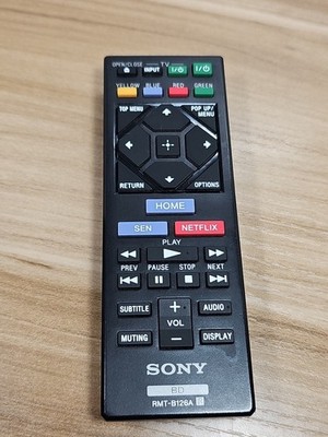 AUTHENTIC SONY RMT-B126A REMOTE CONTROL for BDP-S3200 BDP-S5200 BDP-S6200
