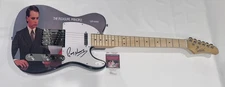 GARY NUMAN SIGNED CUSTOM THE PLEASURE PRINCIPLE ELECTRIC GUITAR JSA COA