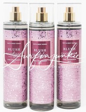 Bath  Body Works Blush Cardigan Fine Fragrance Spray Mist Splash 3pc Set New