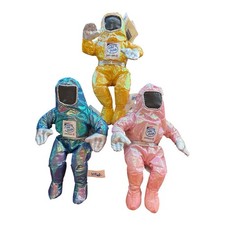 3 Intel 8"  Inside Pentium II BUNNY PEOPLE 1997 Astronaut Beanies With Tags