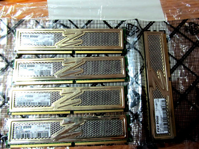 OCZ  10GB  ( 5 x 2GB ) GOLD SERIES OCZ2G10664GK PC2-8500 DDR2-1066  RAM CL 5-5-6