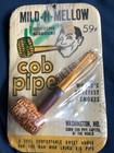 Vintage Mild-N-Mellow Tobacco Smoking Cob Pipe Sealed USA Missouri Amber Stem — photo 1