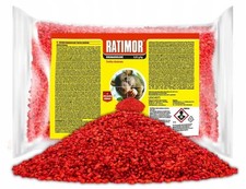 SUPER STRONG POISON RATIMOR ! RATS AND MOUSE KILLER 1KG POISONED GRAIN