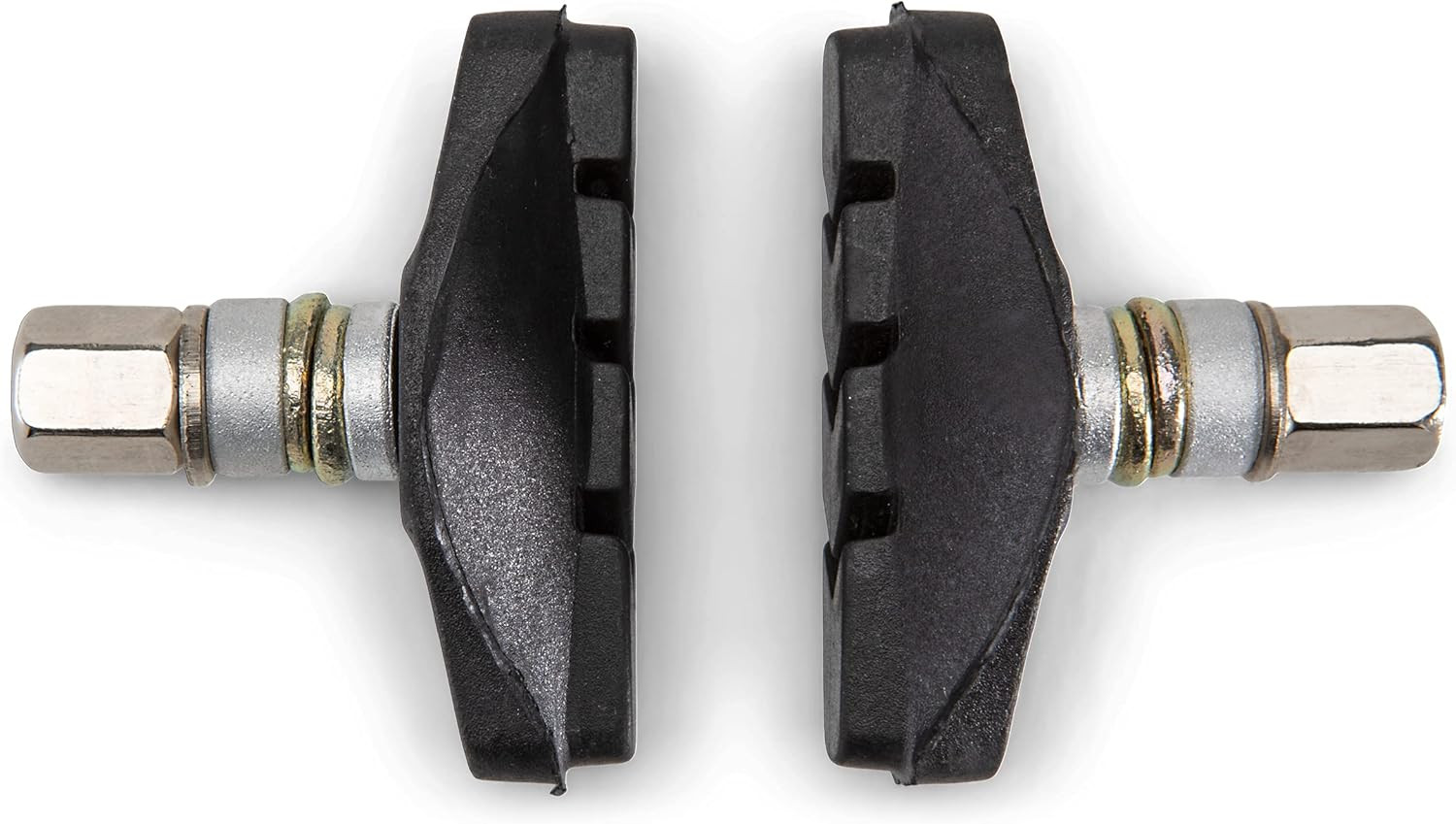 Bike Brake Pads with Threaded Post, Designed for Linear Pull Brakes, Heavy-Du...