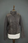 Sportmax Brown Cotton Regular Fit Long Sleeve Mock Neck Full Zip Jacket Size 44
