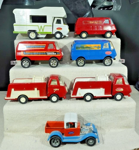Vintage Tonka Lot of 7 Trucks Vans