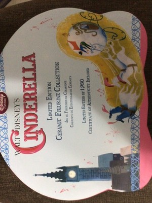Disney Store Cinderella Limited Edition Ceramic Figurine Collection