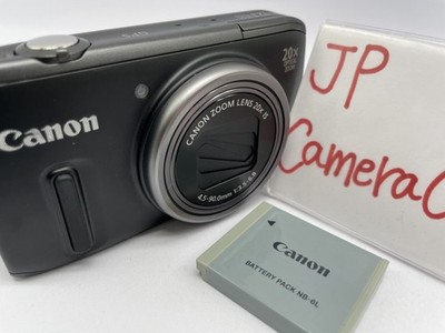 Excellent Canon PowerShot SX260 HS 12.1MP Black Digital Camera 3158