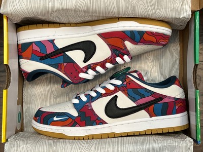Parra x Nike SB Dunk Low Pro QS “Abstract Art” - Men's Size 9.5 | eBay
