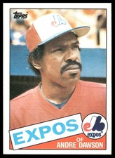 1985 Topps #420 Andre Dawson Montreal Expos