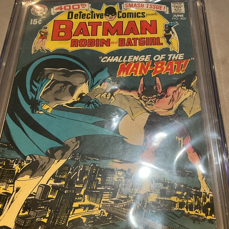 Detective Comics #400 1st Man-Bat CGC 6.0 (1970, DC) Batman 6/70 Off-White Pages - Image 4 of 4