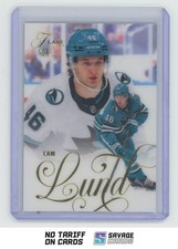 2025-26 Fleer Flair Rookie Cam Lund #177 San Jose Sharks