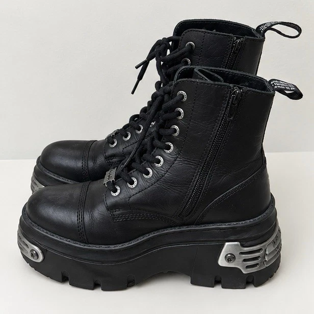 new rock ブーツ プレート 37 New Rock Block Boots for Women for sale | eBay