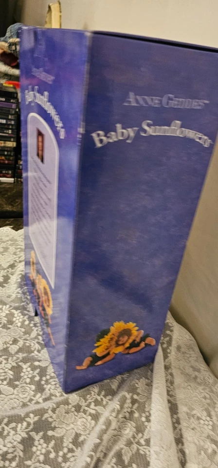 Vintage Anne Geddes Baby Sunflower African American Plastic 16”Doll 1999 - NIB - Image 3 of 4