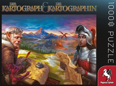 Puzzle Motiv Kartograph (Puzzle) Spiel 76009G Deutsch 2021 Pegasus Spiele
