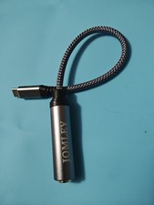 USB C to 1/4 Headphone Adapter 20cm, Inch 6.35mm TRS 0.2 meter, gray