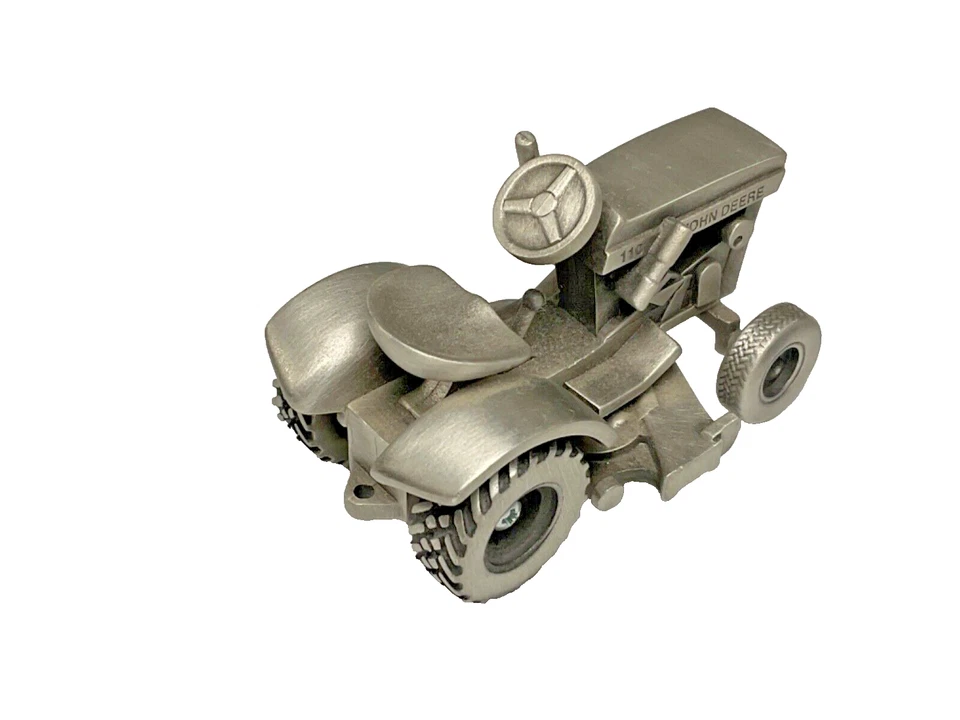 Spec Cast, John deere 1:43 Pewter Round Fender 110 Mower Garden Tractor - Image 4 of 4
