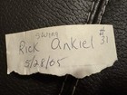 ⚾️ Rick Ankiel Autographed Baseball Signed In 2005 At Quad City Swing Game — photo 7