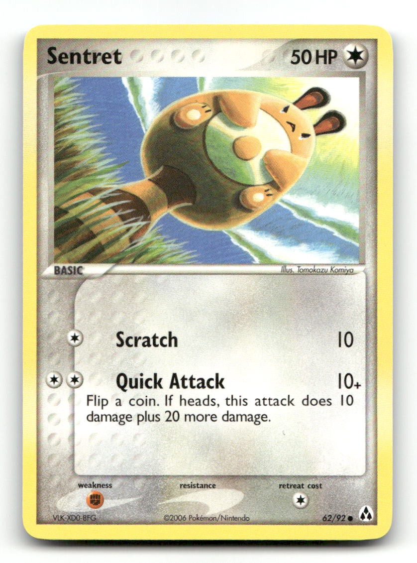 Sentret 62/92 Common Legend Maker Pokemon LP